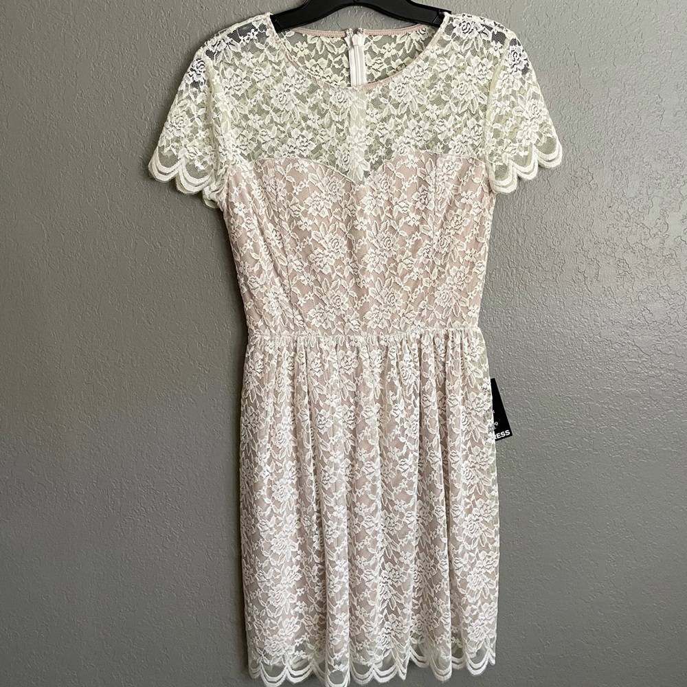 Lace ivory dress NWT